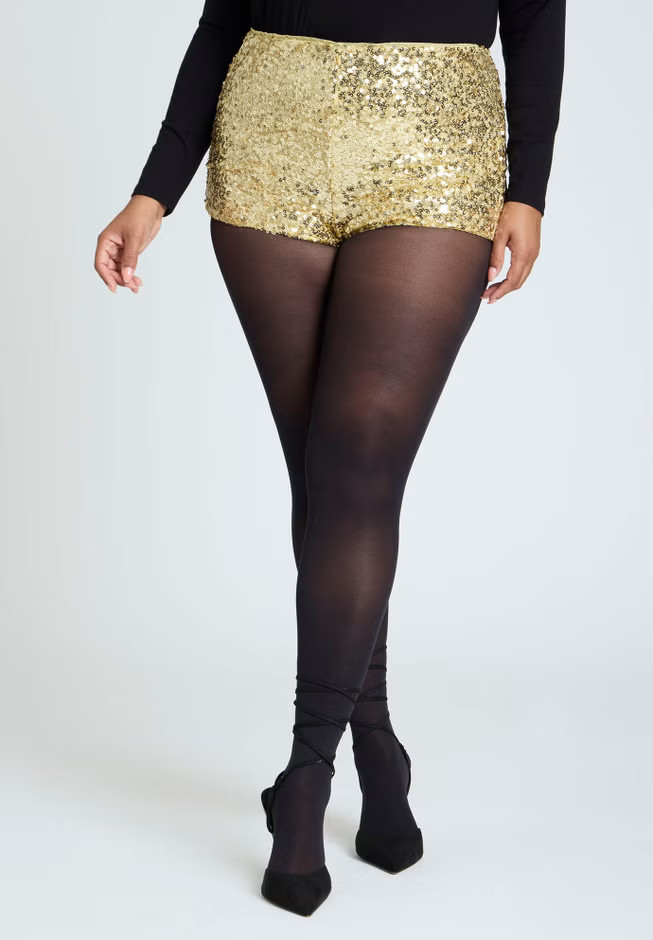Sequin Hot Short | Eloquii