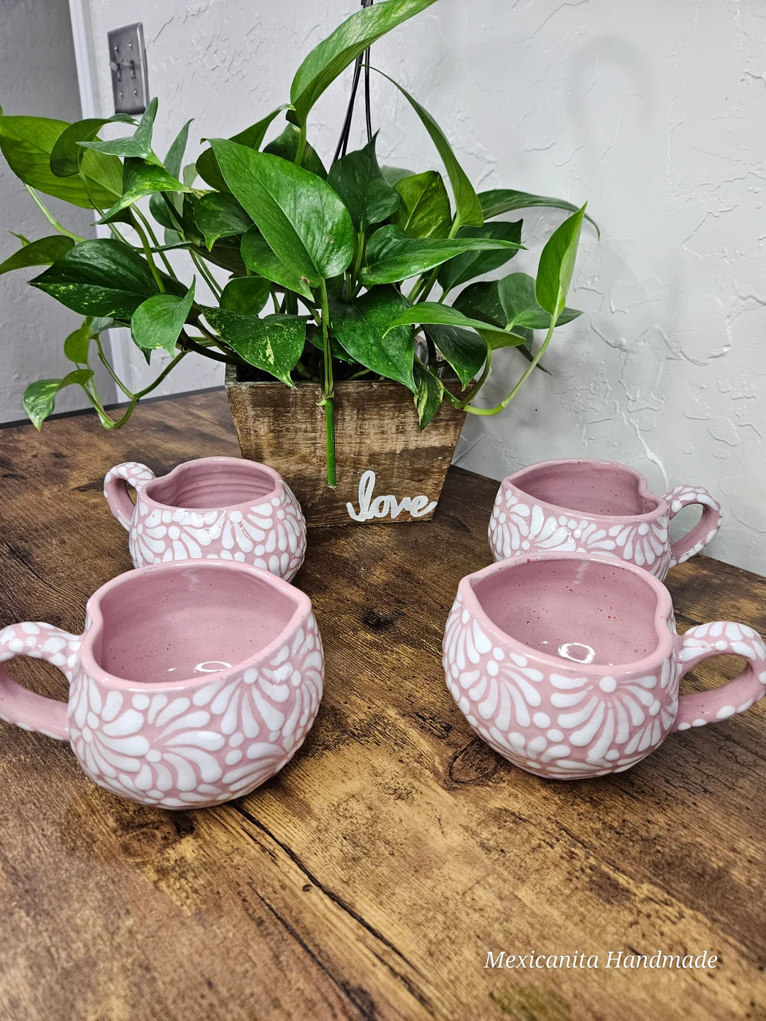 Heart-shaped Talavera Mug17 Oz Capacitytalavera Cupstalavera Potterytalavera Coffe Mugvalentines ... | Etsy (US)