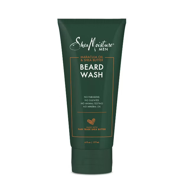 SheaMoisture Men Beard Wash - Maracuja Oil & Shea Butter - 6 fl oz | Target