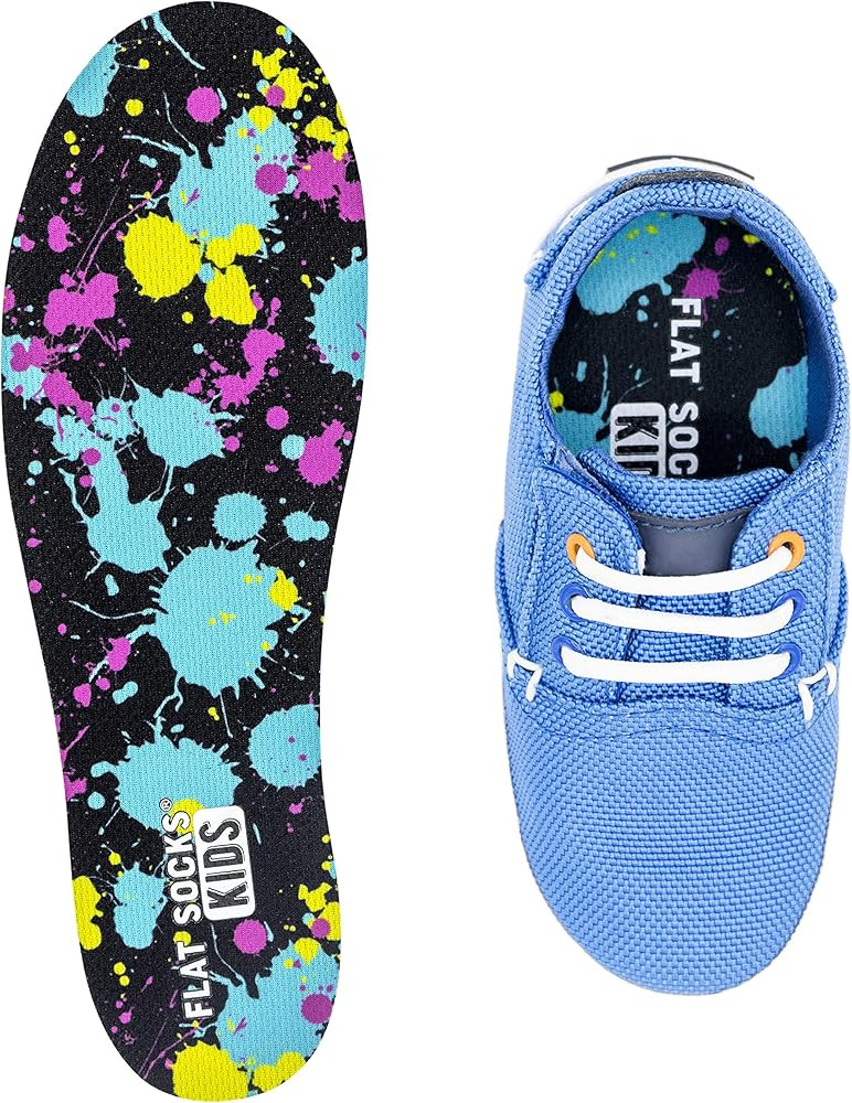 FLAT SOCKS Kids, Machine Washable, Moisture-Wicking, No Show, Breathable, Barefoot, Sockless Shoe... | Amazon (US)