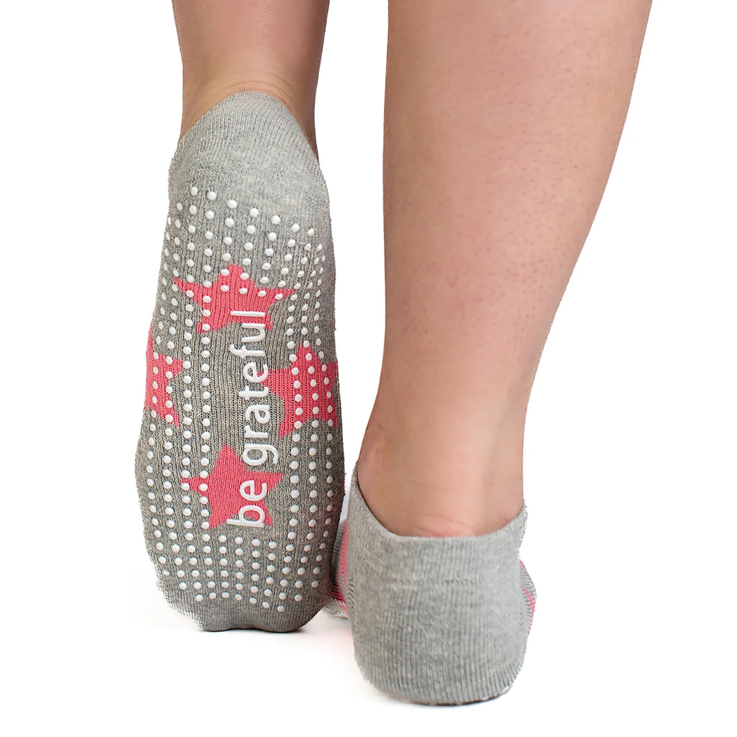Be Grateful Luna Grip Socks (Taffy) | Sticky Be Socks