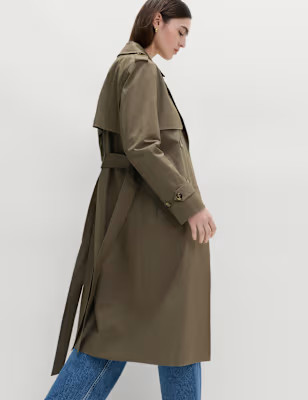 Cotton Rich Trench Coat | Marks and Spencer US