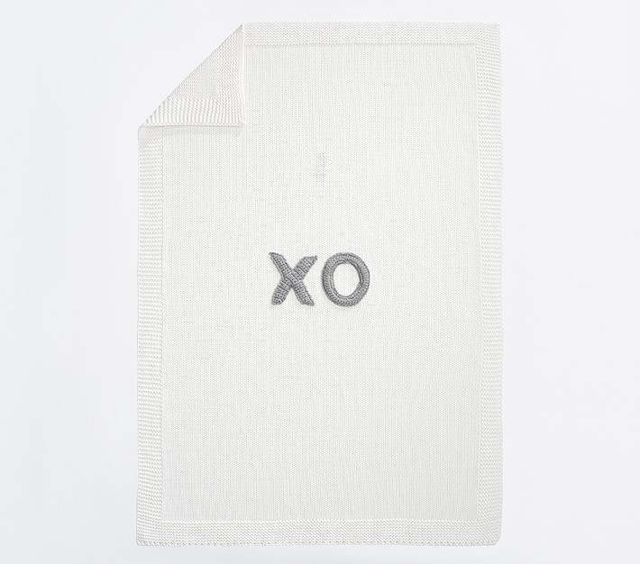 Xo Knit Baby Blanket | Pottery Barn Kids