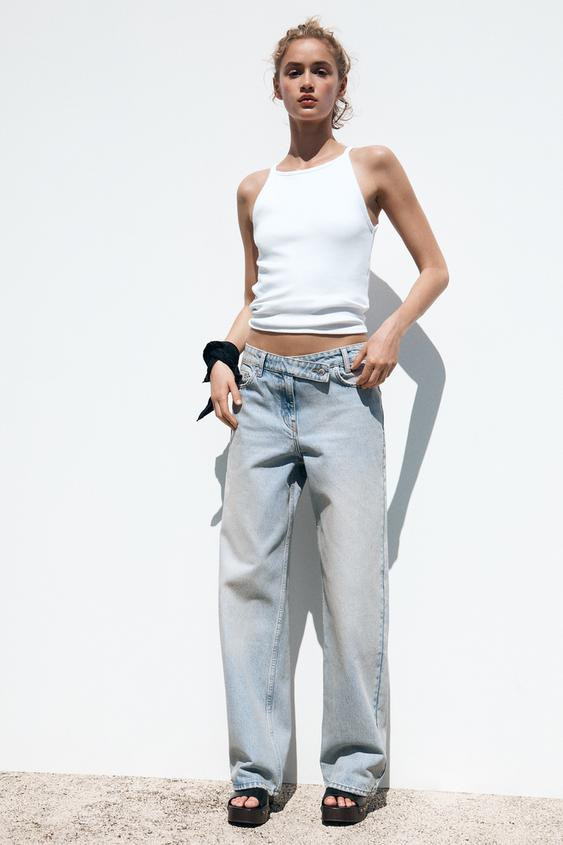 Z1975 STRAIGHT HIGH WAIST FULL LENGTH JEANS | Zara US