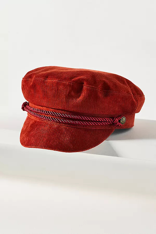 100% Cotton Corduroy Newsboy Cap | Anthropologie (US)