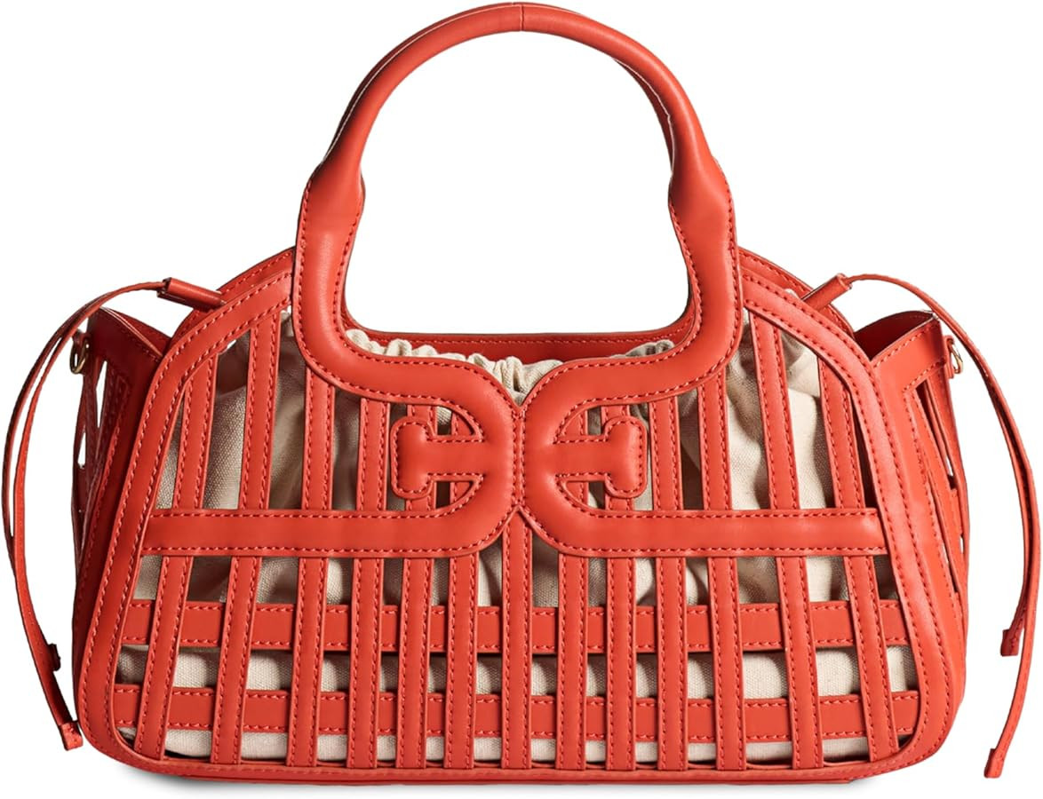 Sam Edelman Marlowe Basket (With Canvas Clutch Insert) Handbag | Amazon (US)