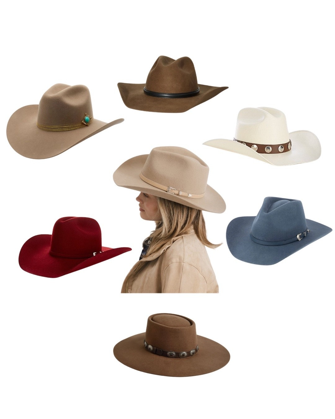 Cowboy hats that grabbed my attention! 🤠

#LTKFestival #LTKootd #LTKSeasonal