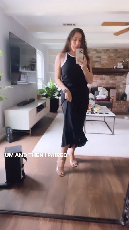 Black maxi skirt from Abercrombie — wearing medium and Mango tank top — wearing large. 

Target sandals are new, sized down 1/2 size 



#LTKfindsunder100 #LTKVideo #LTKstyletip