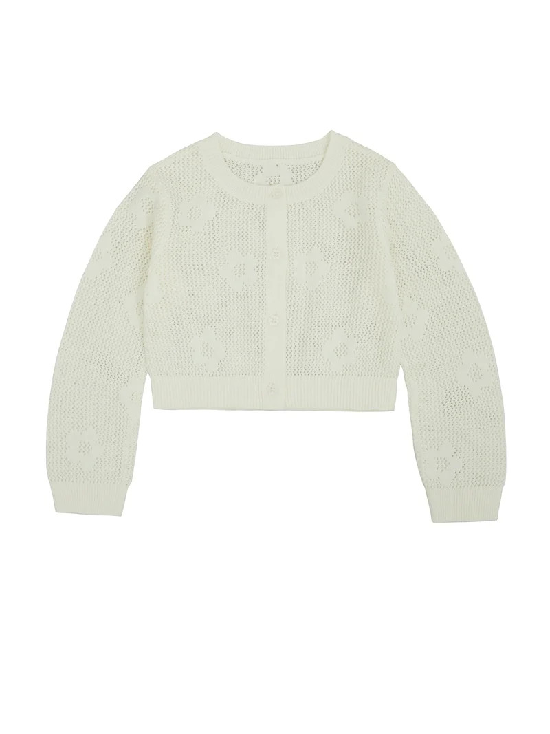 Wonder Nation Toddler Girls Cardigan, Sizes 12M-5T | Walmart (US)