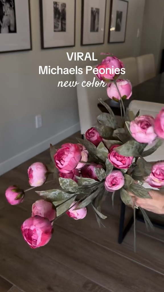 These bright pink peonies are giving SUMMER! The viral michaels peonies always sell out because they are so pretty and high quality! There new colors just dropped and I’m loving this bright pink!

#LTKSeasonal #LTKHome #LTKSaleAlert