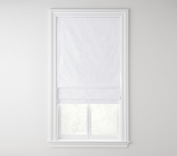 Quincy Blackout Roman Shade | Pottery Barn Kids