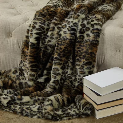 Wild Leopard Luxury Throw | Wayfair North America