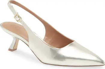 NORDSTROM RACK Freka Slingback Kitten Heel Pump (Women) | Nordstromrack | Nordstrom Rack