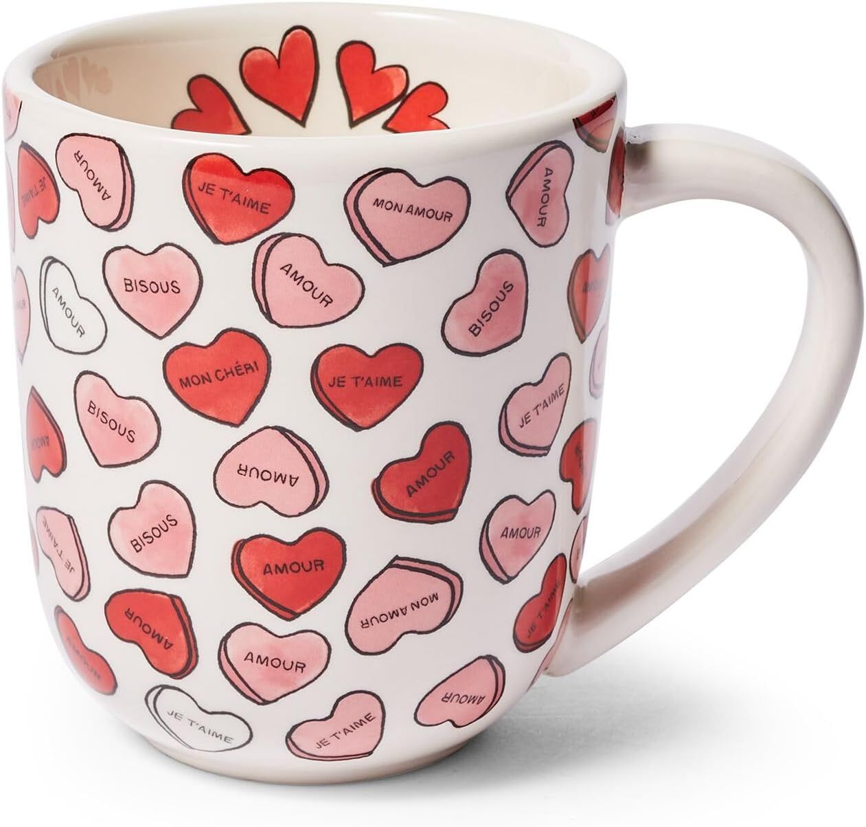 Sur La Table Valentine Hearts Mug, White | Amazon (US)