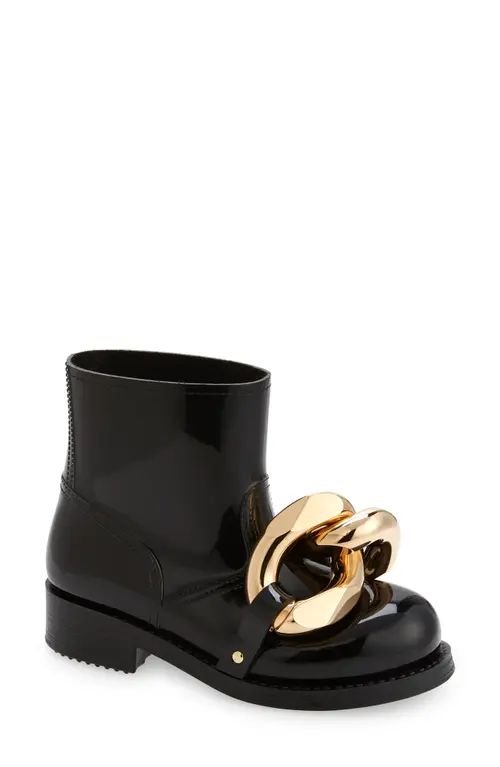 JW Anderson Chain Rain Bootie in Black at Nordstrom, Size 7Us | Nordstrom