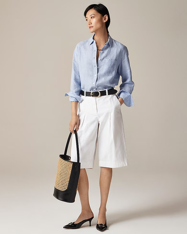 Garçon classic shirt in Baird McNutt Irish linen | J. Crew US
