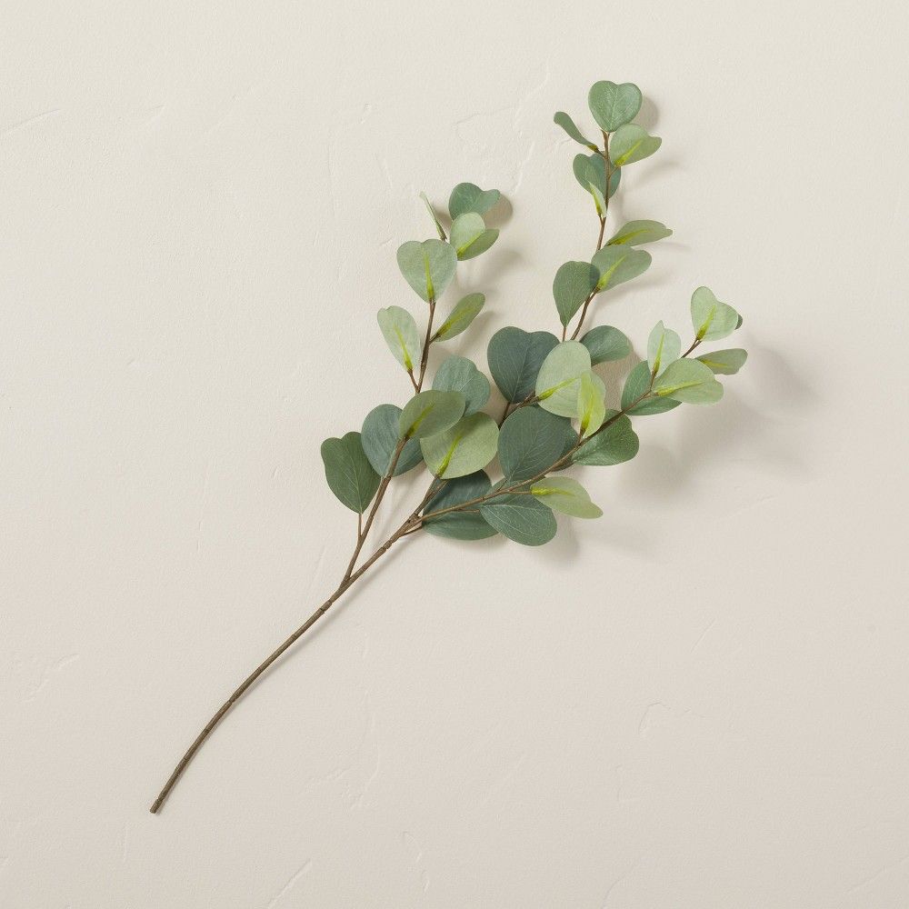 18"" Faux Heart Eucalyptus Plant Stem - Hearth & Hand with Magnolia | Target