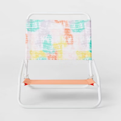 Sand Chair Tie Dye - Pink/Green/Yellow - Sun Squad™ | Target
