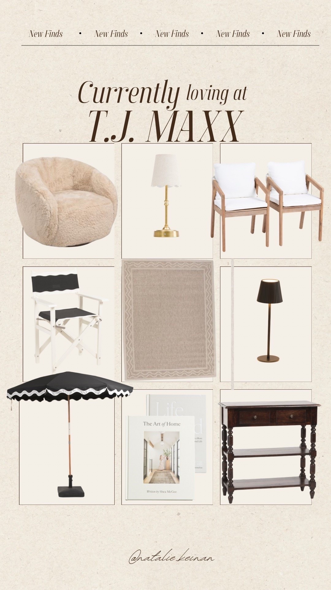 Recent home finds from T.J. Maxx!!



#LTKHome #LTKSaleAlert #LTKSeasonal