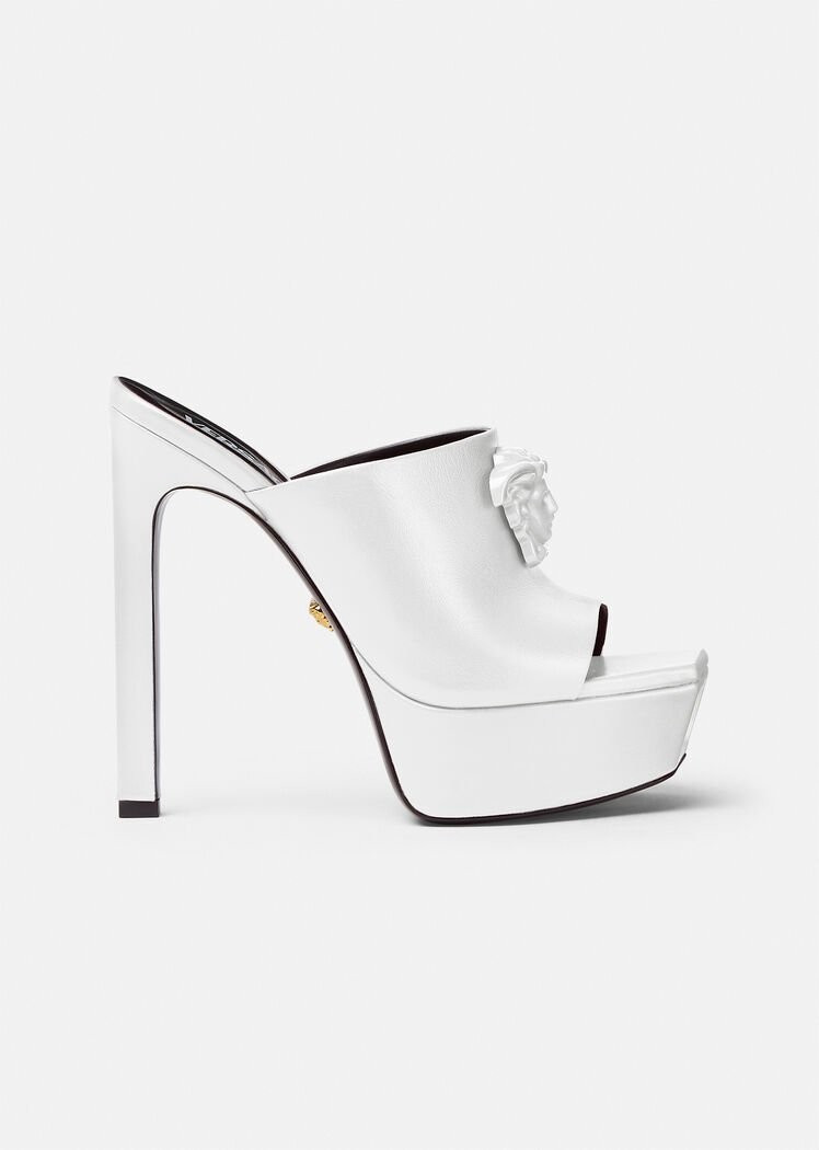 Versace La Medusa Platform Mules for Women | US Online Store | Versace (US)