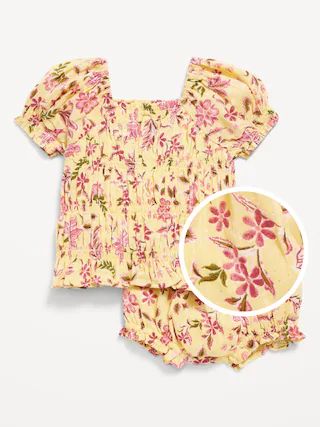Smocked Top & Bloomer Shorts Set for Baby | Old Navy (US)