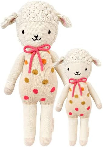 cuddle + kind Lucy The Lamb Little 13" Hand-Knit Doll – 1 Doll = 10 Meals, Fair Trade, Heirloom... | Amazon (US)