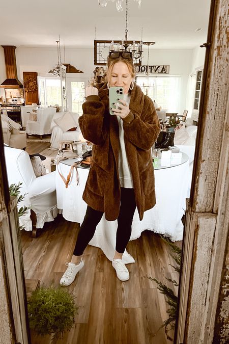 My favorite thing to cozy up in! 🍂 

Sherpa, blanket cardigan, cozy cardigan, winter cardigan, fall cardigan, cozy outfit, warm outfit, loungewear, work from home looks, cute but cozy, Amazon clothes, Amazon must haves, Deb and Danelle 

#LTKfit #LTKSeasonal #LTKunder50