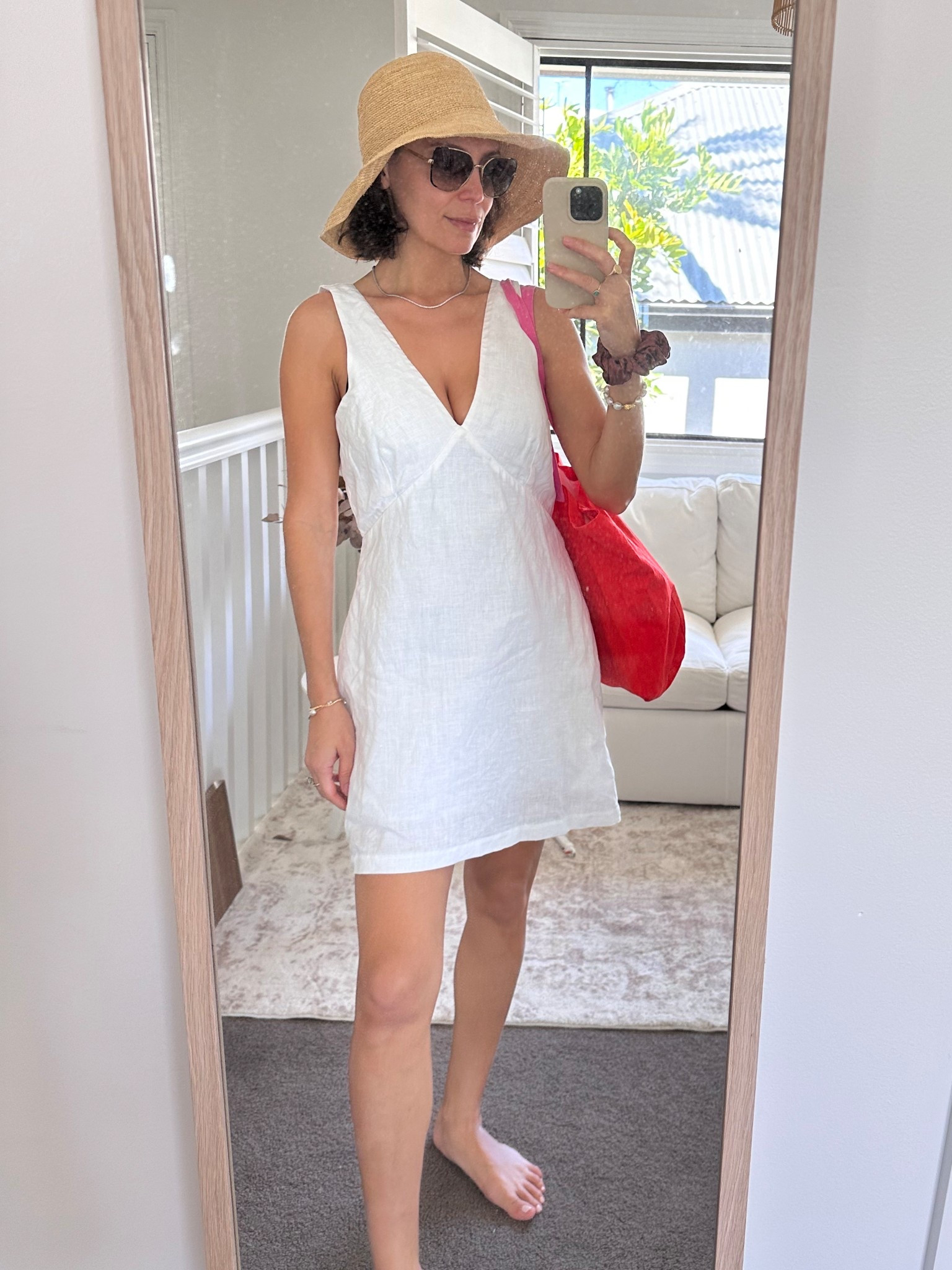 White linen summer outfit 

#LTKaustralia #LTKswimwear #LTKspring