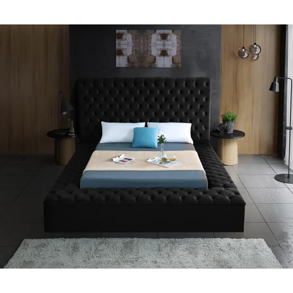 Johnnay Upholstered Platform Storage Bed | Wayfair North America