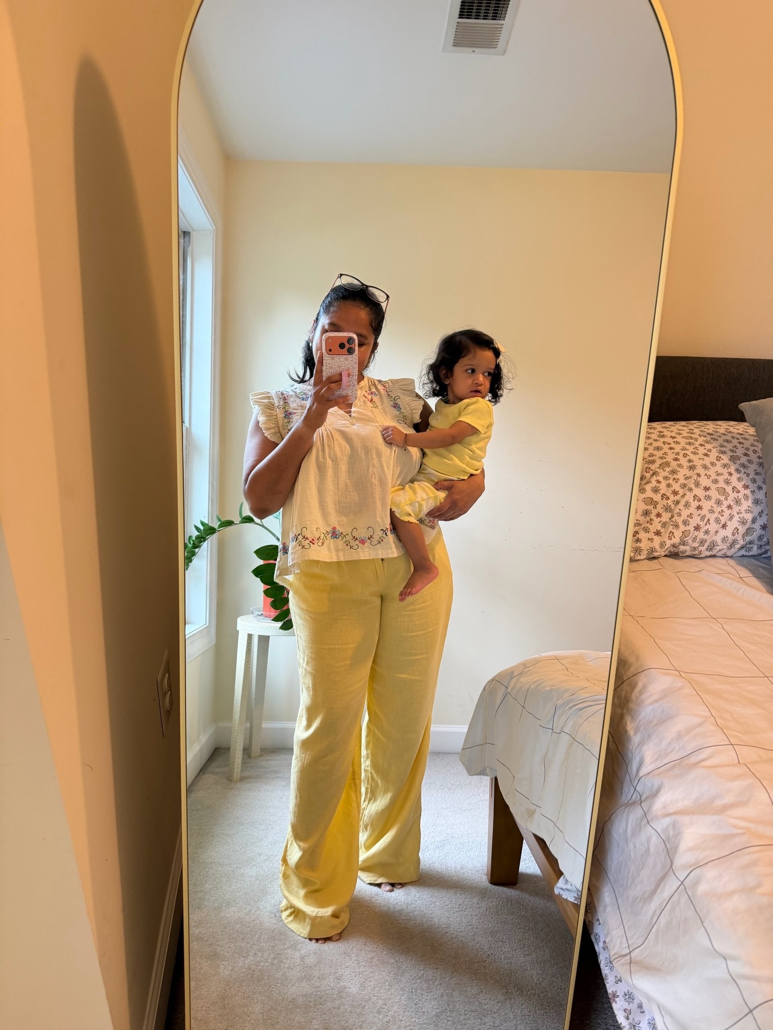 Summer mommy and me outfit, yellow linen pants, mommy and daughter twinning outfit. Summer mom outfit ideas, summer style, toddler girl summer outfit

#LTKmomlife #LTKBaby #LTKSeasonal