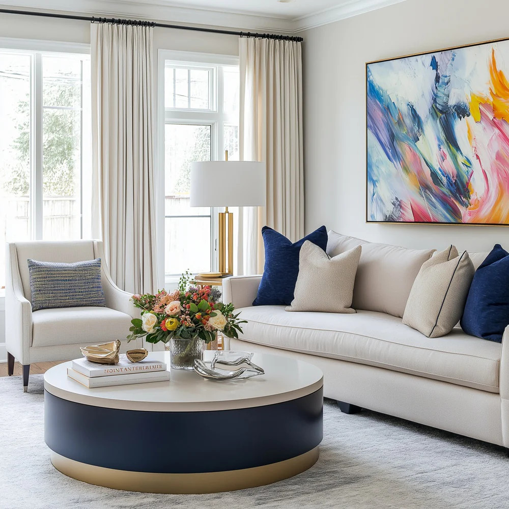 Cozy Heavyweight Linen Woven Pleat Custom Curtains | IXA Curtains