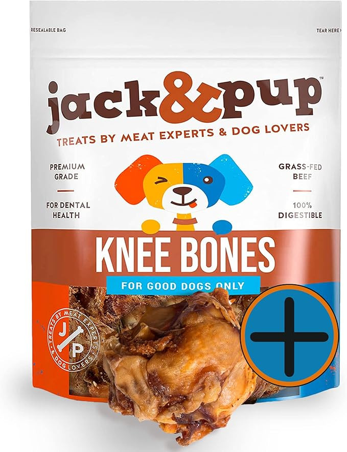 Jack&Pup Bundle - 12" Bully Sticks + Knee Bones | 12" [Thick Size] Bully Sticks (3 Pack) | Knee B... | Amazon (US)