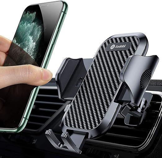 andobil Car Phone Holder Mount [2022 Upgraded] Smartphone Air Vent Holder Easy Clamp Hands-Free C... | Amazon (US)