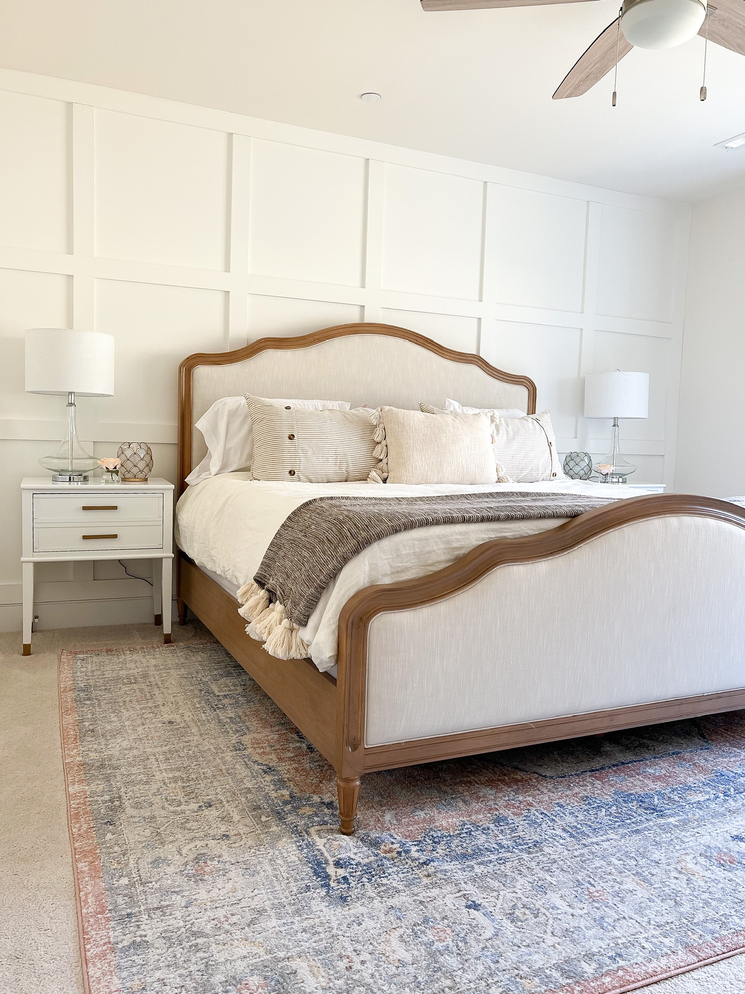 Guest room sources - I absolutely love our budget friendly white nightstand & this king bed

Cozy bedroom, guest bedroom, king bed, master bedroom, owners bedroom, cheap nightstand, upholstered bed, coastal bed, bedroom rug, coastal rug, coastal bedroom, White nightstand, budget nightstand, bedside table, white nightstand with drawers, nightstand with drawers, bedside table with drawers, white and gold nightstand, white and gold bedside table, linen king bed, clear glass lamp, ivory bedding, inviting bedroom

#LTKhome #LTKSeasonal #LTKstyletip