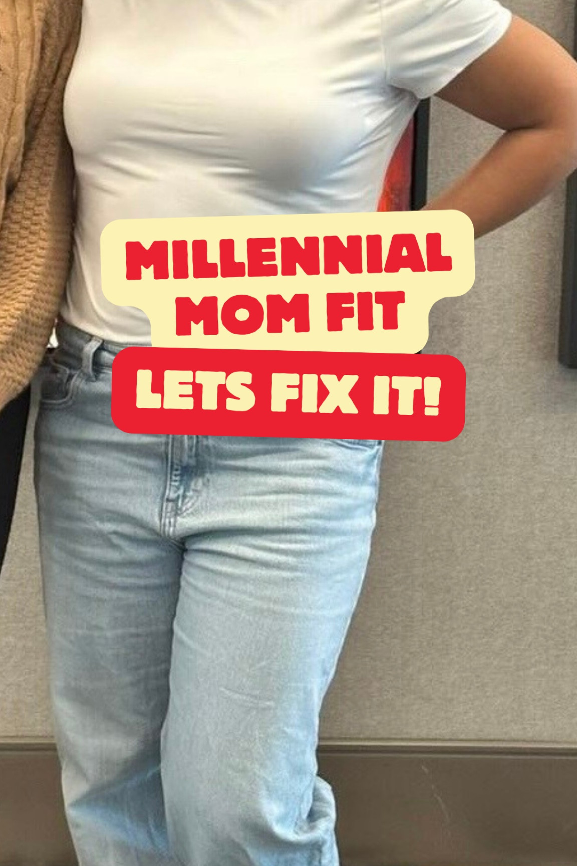 One of our sisters asked to help her achieve the put together casual millennial mom vibe, so let’s help! 

First the proportions: for this to work, we want a boxier fit primarily in the shoulders and to go up a size in the tshirt. Embrace the oversized look in the top and go more straight in the bottom. See my picks below! 
Accessories Matter!: the clean, minimal put together style doesn’t mean to go so minimal it gives, nothing. So we’ll add a belt, studded ballet show for interest, cute dainty jewelry, & sunglasses! 
Final boss move: add an outerwear piece! This cropped trench coat adds a super cute, cool mom touch. A classic trench with a modern feel. Perfect for running errands, popping out with the kids, and catching up with friends over coffee! 