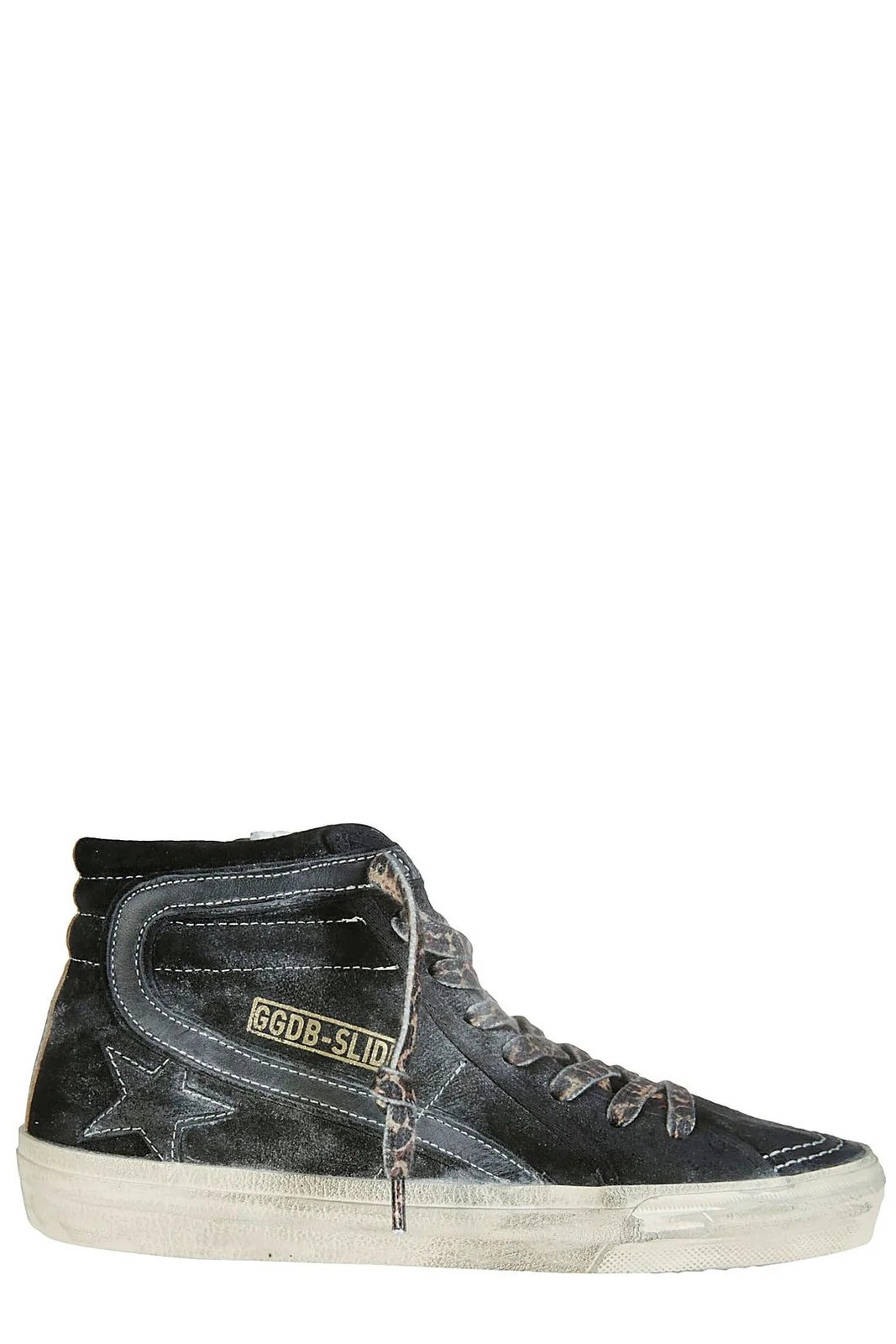 Golden Goose Deluxe Brand Slide High-Top Lace-Up Sneakers | Cettire Global