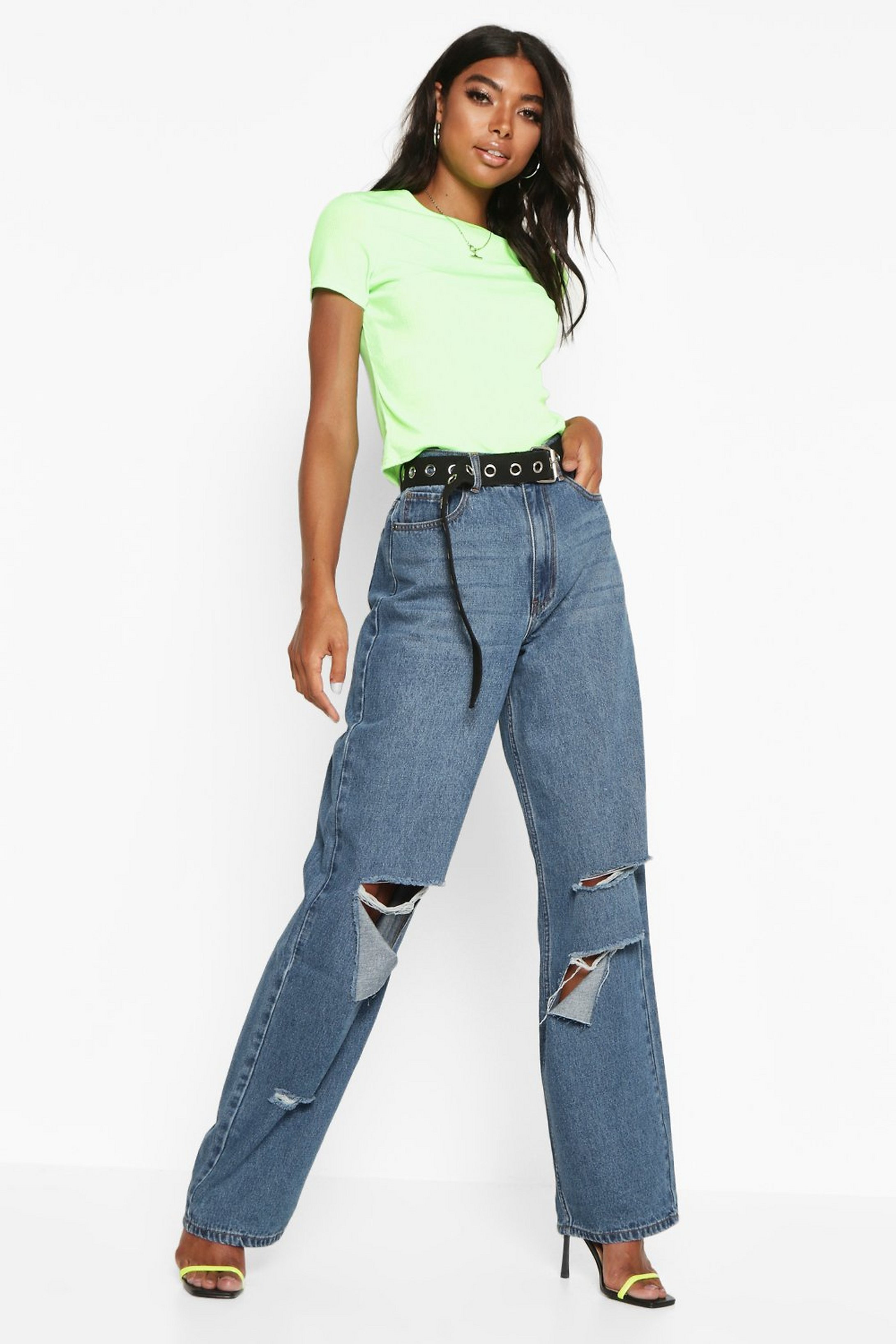 Tall Rip Boyfriend Jeans | Boohoo.com (US & CA)