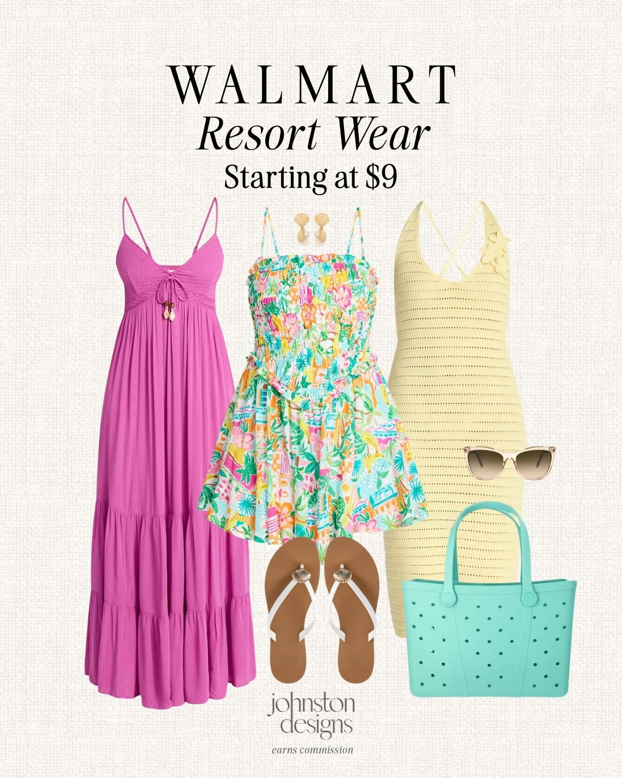 Walmart resort wear starting at $9, perfect for colorful vacation outfits, pool days and easy beach-ready style. 🌴

Walmart resort wear, vacation dress finds, pink maxi dress, floral mini dress, yellow crochet dress, turquoise beach tote, shell flip flops, summer travel outfit, poolside style, affordable Walmart fashion, colorful vacation look, beach day outfit, warm weather dresses, budget friendly resort style 

 #LTKootd #LTKTravel