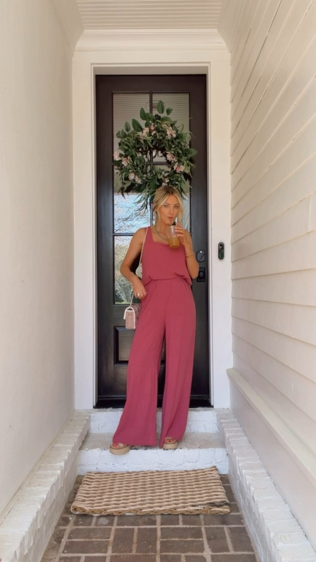 How pretty is this color? I grabbed this set from Amazon and I have no regrets! I also have it in black and it’s so good! This could be worn together or separately- the price is so good. Wearing size S

Loverly grey, linen matching set pink, Amazon pant set, affordable spring style finds, beach resort look inspo, resort wear Amazon, spring fashionn

#LTKSeasonal #LTKTravel #LTKootd