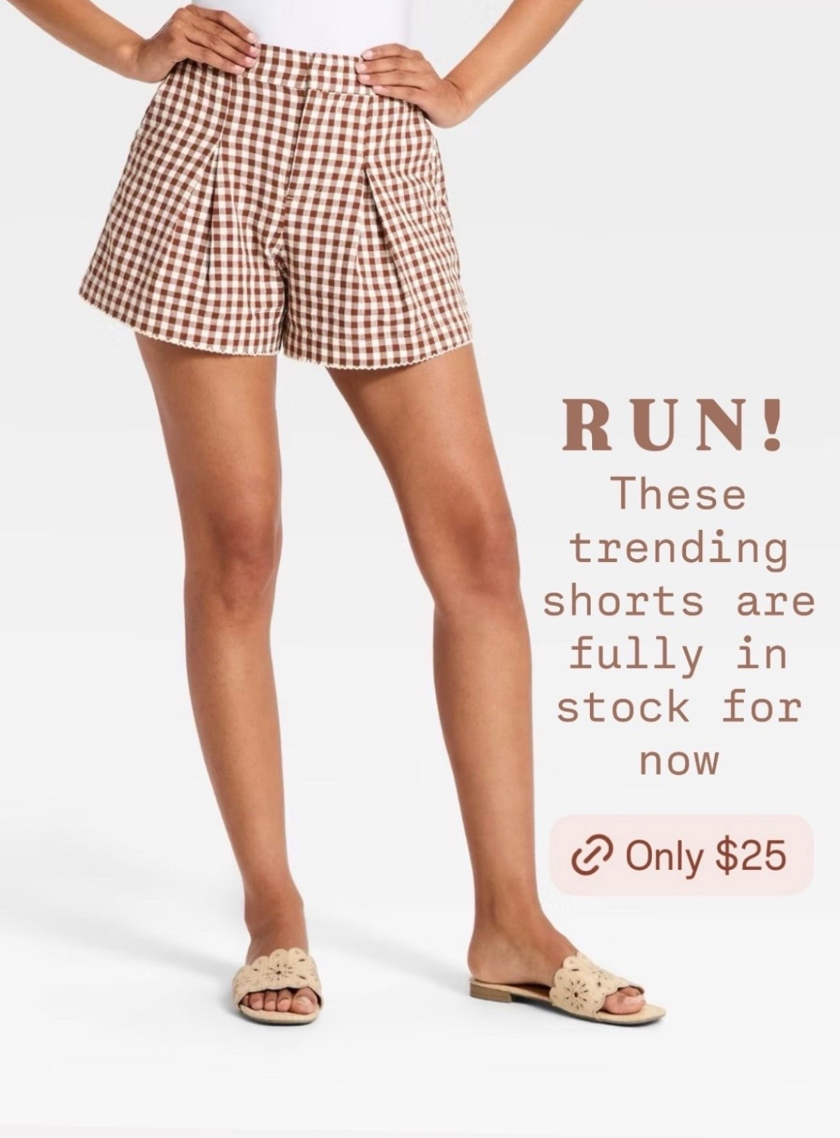 🤍 These trending shorts are fully in stock for now! Gingham is super popular this year 😍 

#LTKgrwm #LTKSeasonal #LTKootd