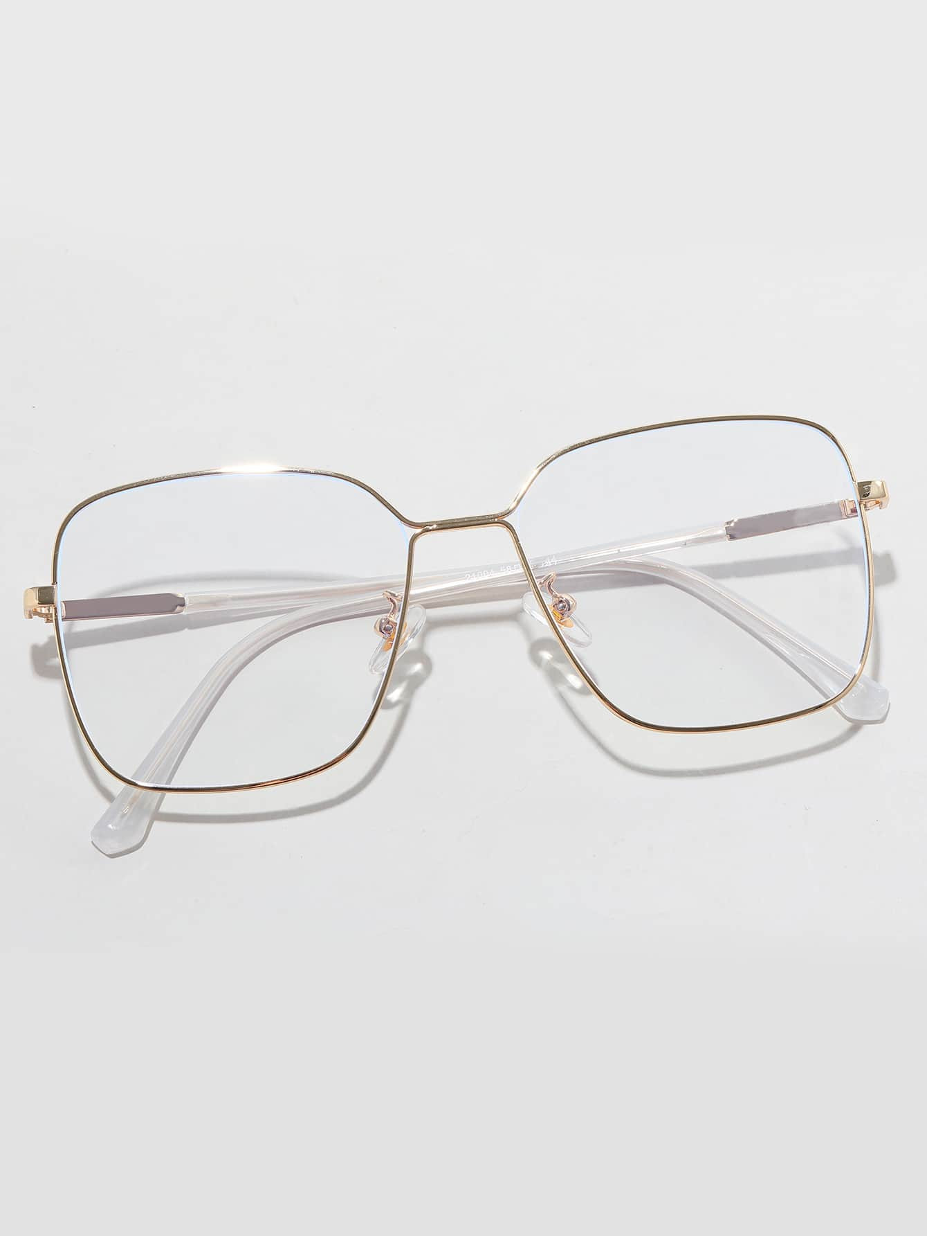 Metal Frame Anti-blue Light Glasses | SHEIN