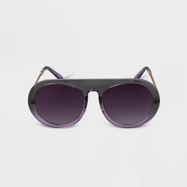 Women's Retro Aviator Sunglasses - A New Day™ | Target