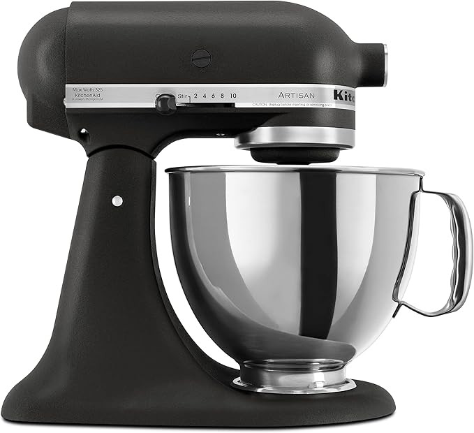 KitchenAid Artisan Series 5 Quart Tilt Head Stand Mixer with Pouring Shield KSM150PS, Cast Iron | Amazon (US)