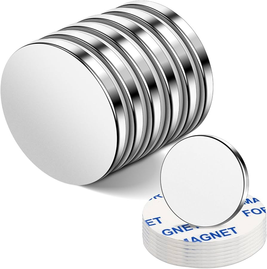 TRYMAG Strong Magnets with Adhesive Backing, 20x3mm,6 Pack | Amazon (US)