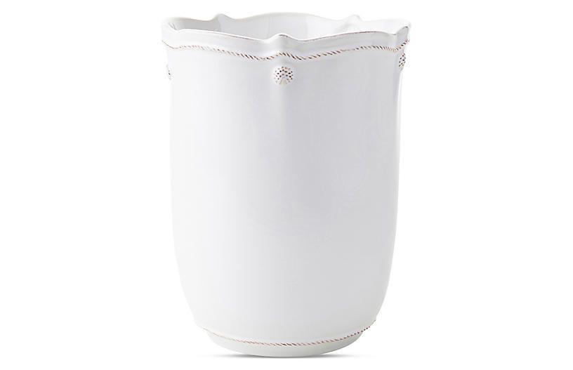 Berry & Thread White Wastebasket | One Kings Lane