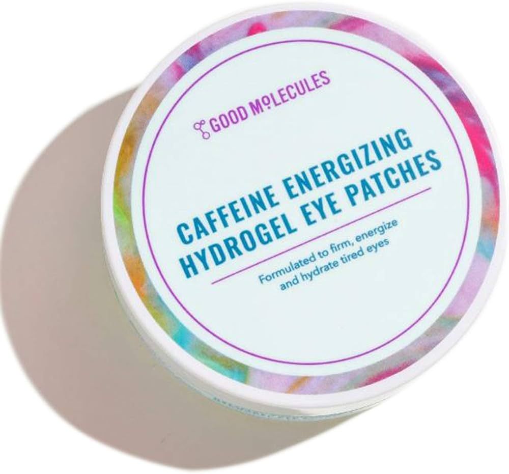 Good Molecules Caffeine Energizing Hydrogel Eye Patches - Eye Mask with Hyaluronic Acid Hydrate a... | Amazon (US)