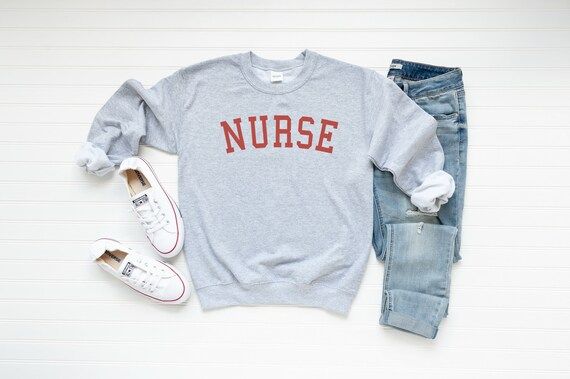 Nurse Sweatshirt, Nurse Crewneck Sweatshirt ,Nurse Sweater ,Nurse Vintage Crewneck Sweatshirt ,Gi... | Etsy (US)