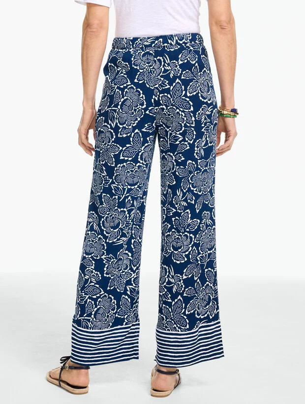 Straight Ankle Pull-On Pants - Capri Rose | Talbots