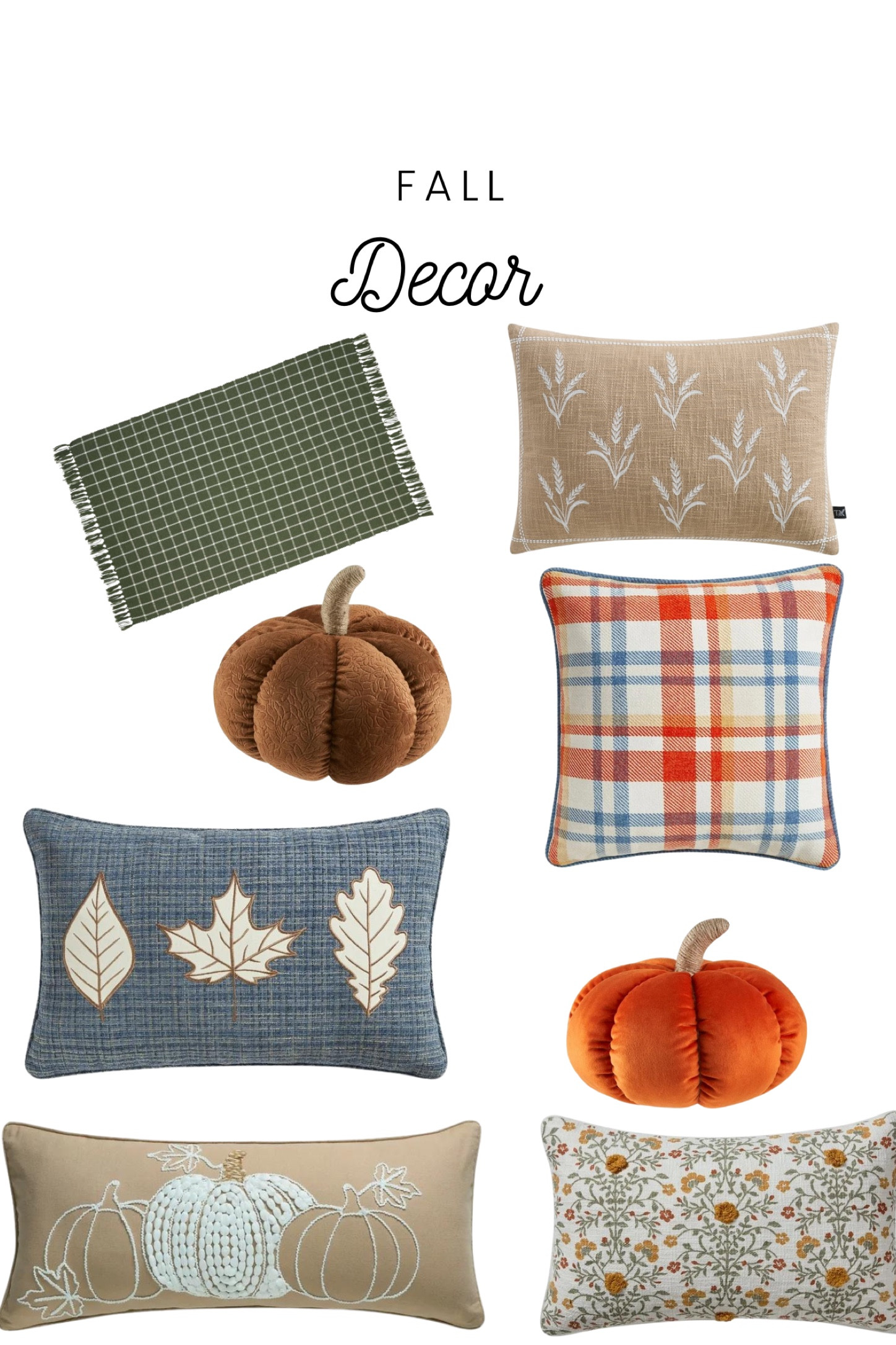 Cozy season is almost here! These adorable walmart pillows are perfect for cozying up your home! 🍁✨

#LTKSeasonal #LTKHome