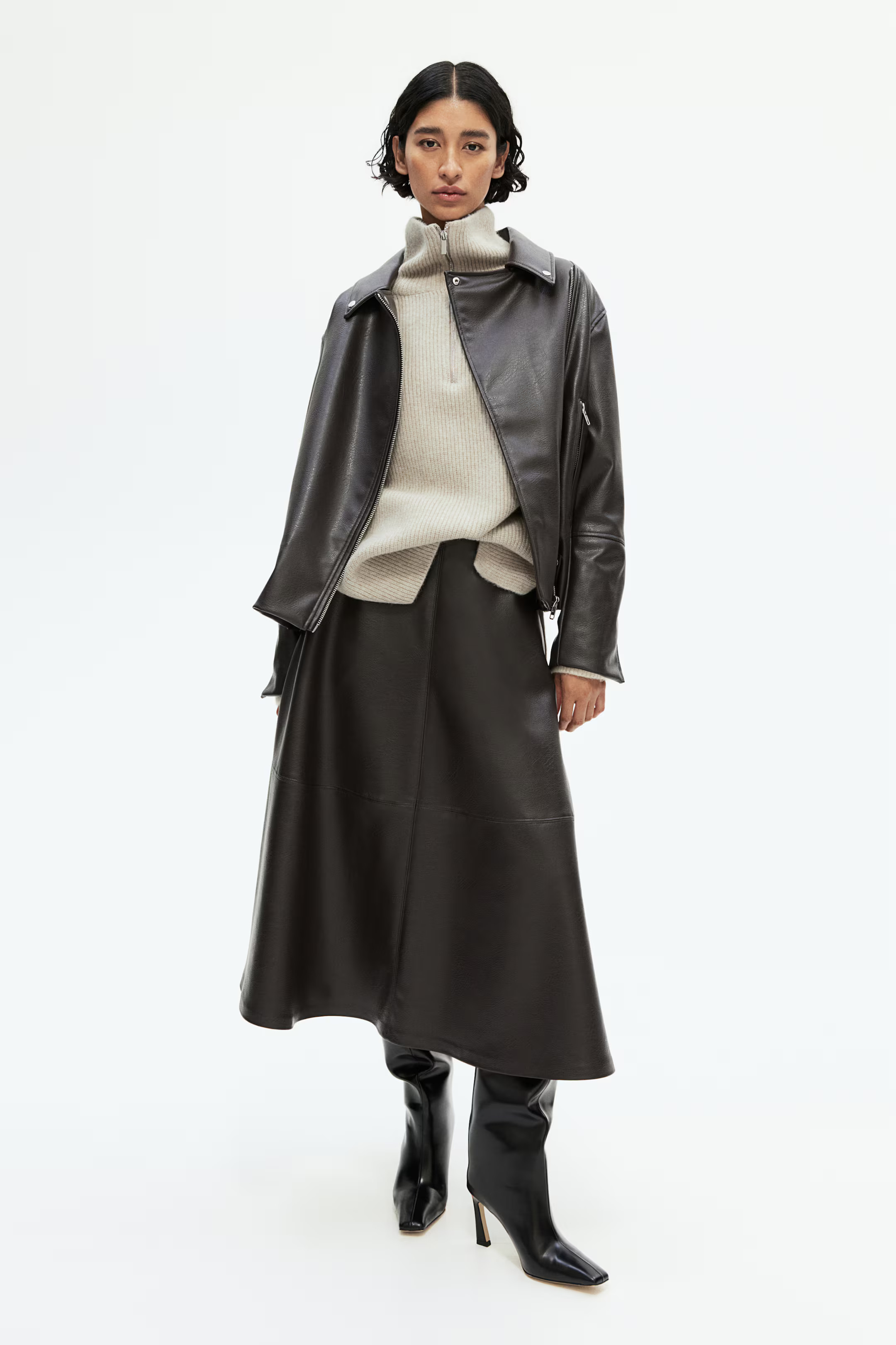 Rib-knit Half-zip Sweater | H&M (US + CA)